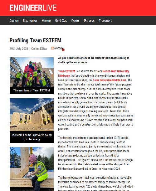 Profiling Team ESTEEM